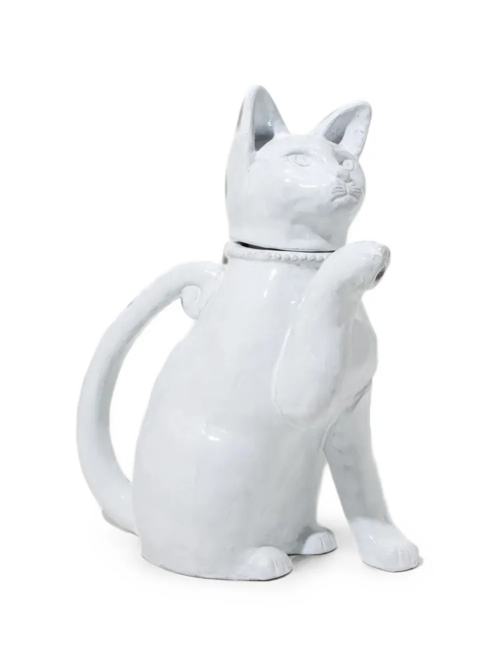 Astier De Villatte Cat-shaped teapot - Weiß