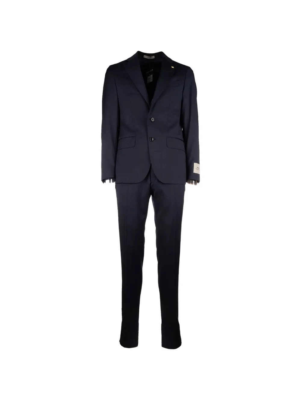 Corneliani notch-lapel single-breasted suit - Blu