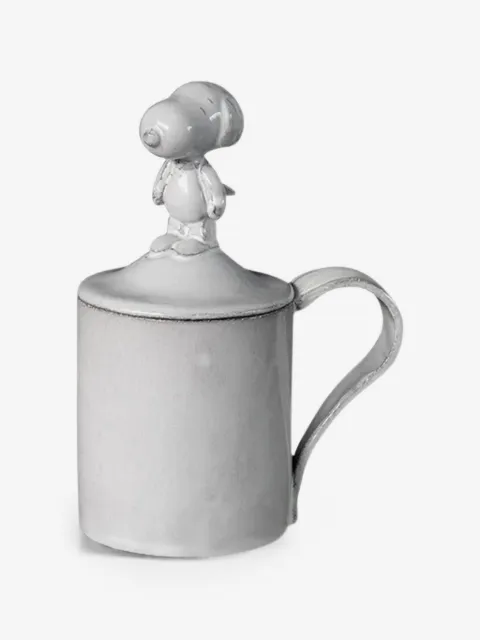 Astier De Villatte tasse en céramique à couvercle Snoopy