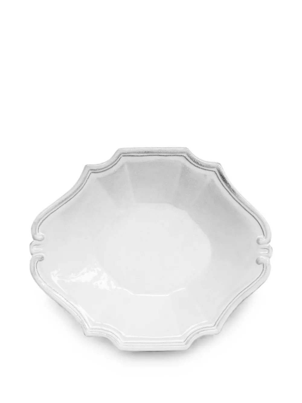 Astier De Villatte Régence scalloped-edge glazed soup plate - Weiß