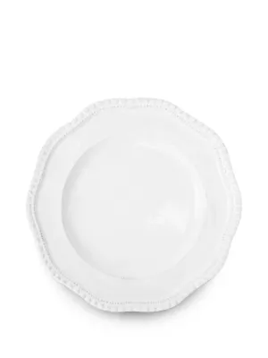 Astier De Villatte Régence scroll-edge Dessert Plate | White