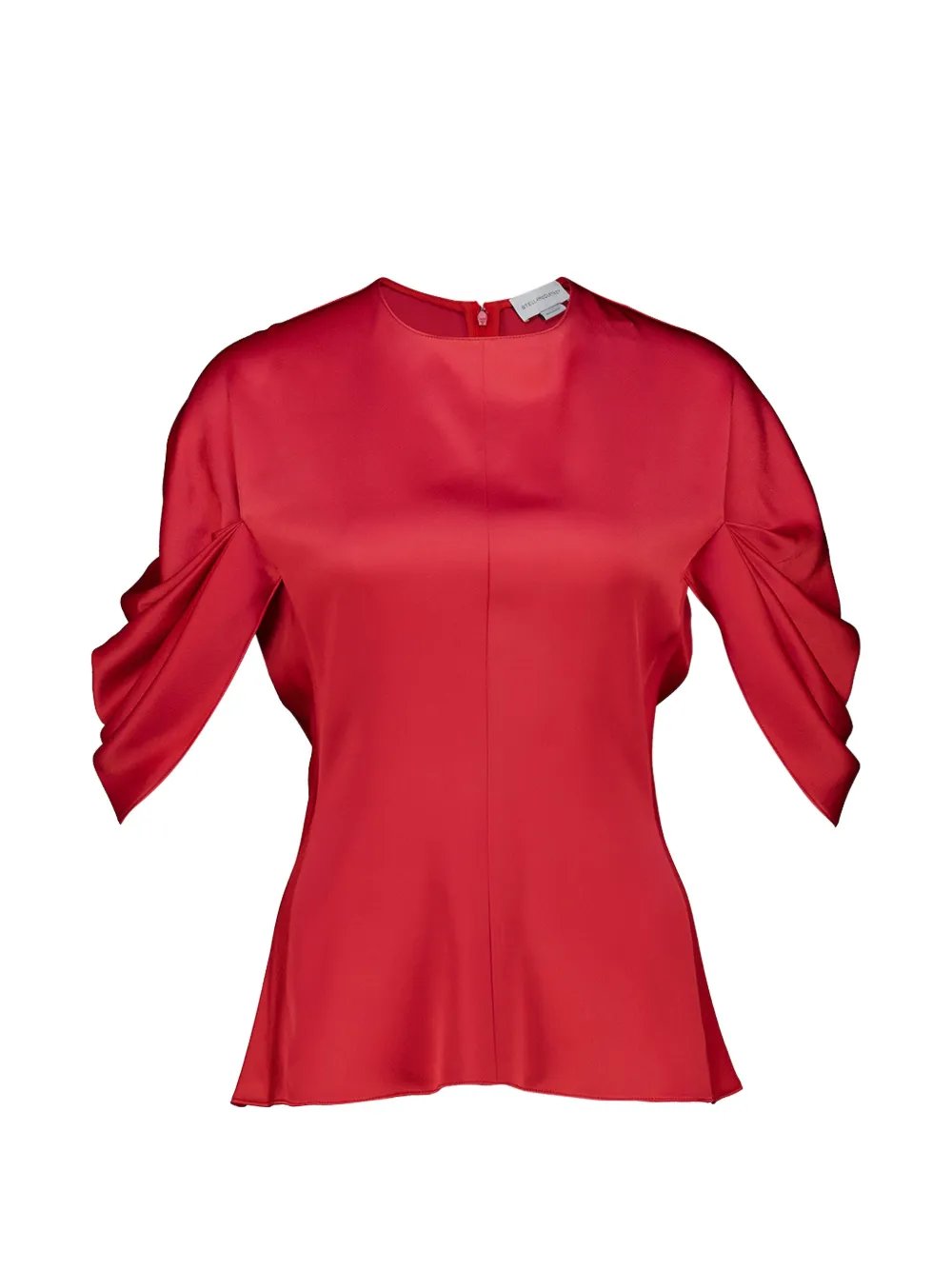 Stella McCartney draped-sleeve blouse - Rosso