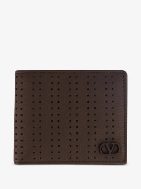 Valentino Garavani VLogo perforated wallet