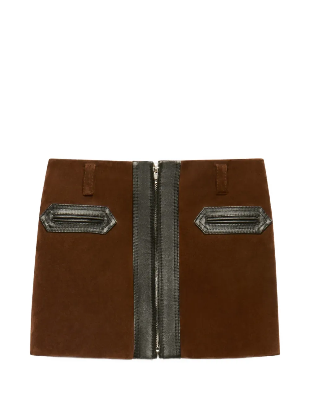 Marni Suède mini-rok Bruin