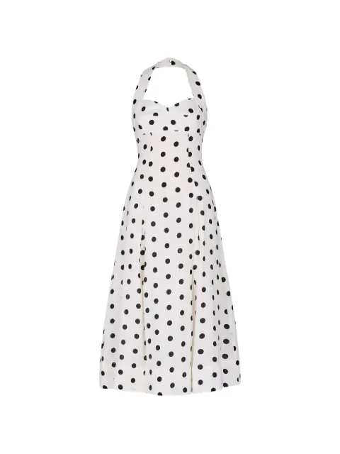 Nicholas Seraphina polka-dot midi dress