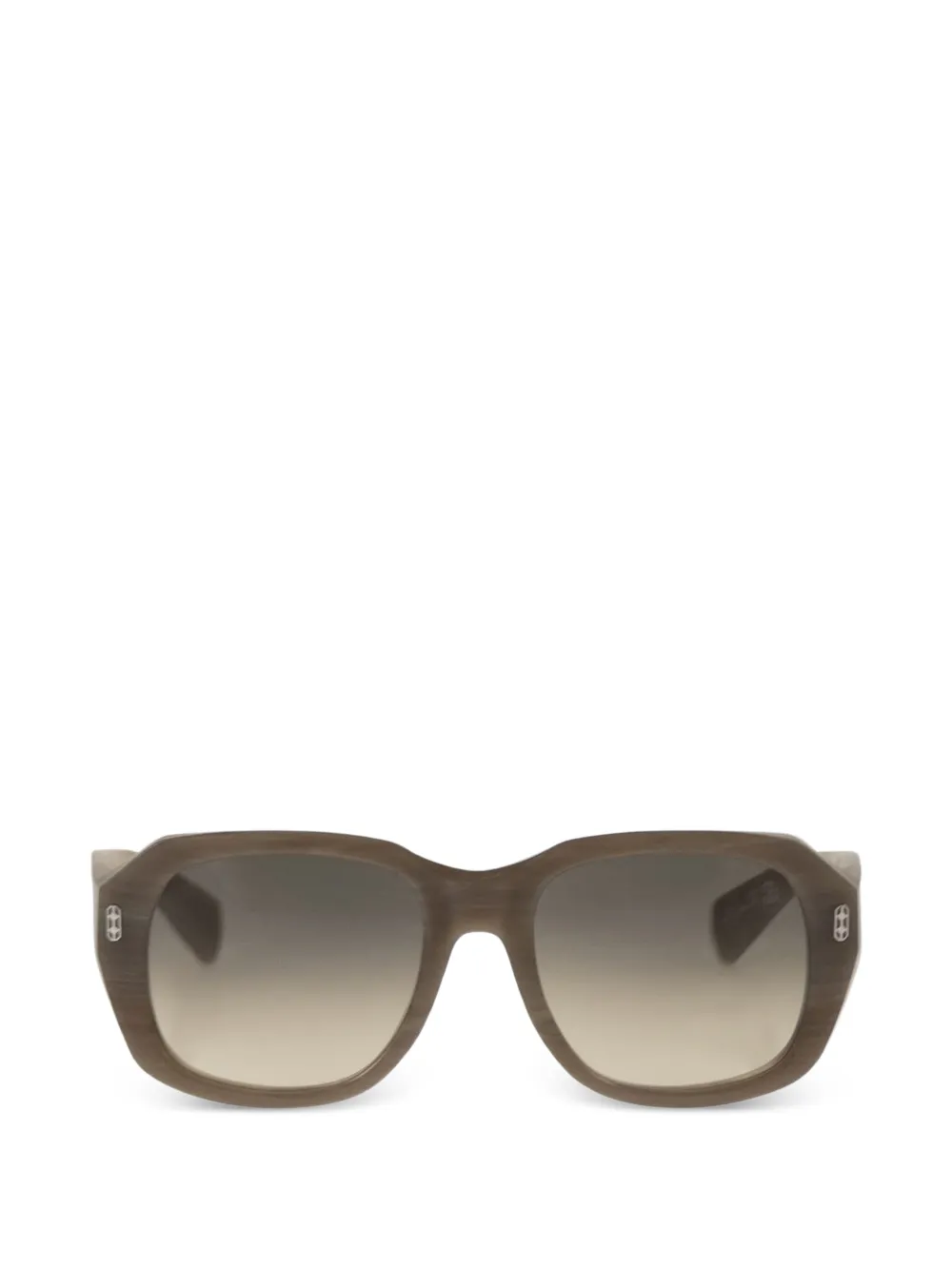 Brunello Cucinelli gradient-lens square-frame sunglasses - Grigio