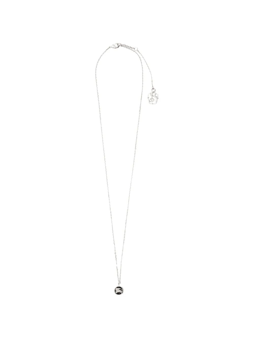 Burberry Knight coin necklace - Argento