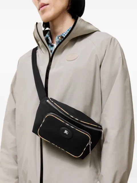 Burberry Check-trim belt bag