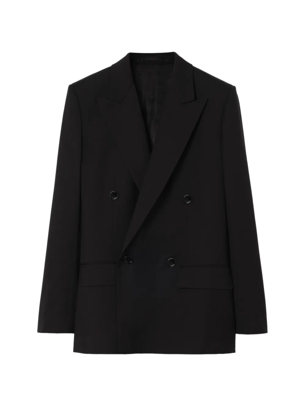 Burberry veste de costume en laine - Noir Burberry veste de costume en laine - Noir