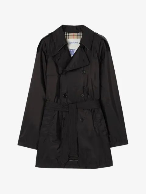 Burberry mid-length nylon Leadenham trench coat