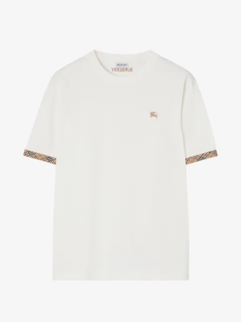Burberry embroidered-logo T-shirt