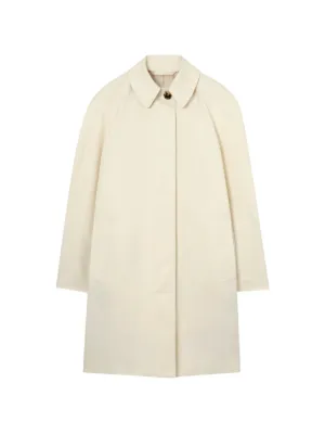 Burberry Long Tropical Gabardine Car Coat | Neutrals | FARFETCH