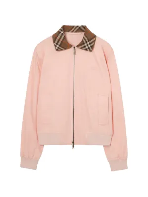 Burberry Newcott クロップド フーデッドジャケット | ピンク