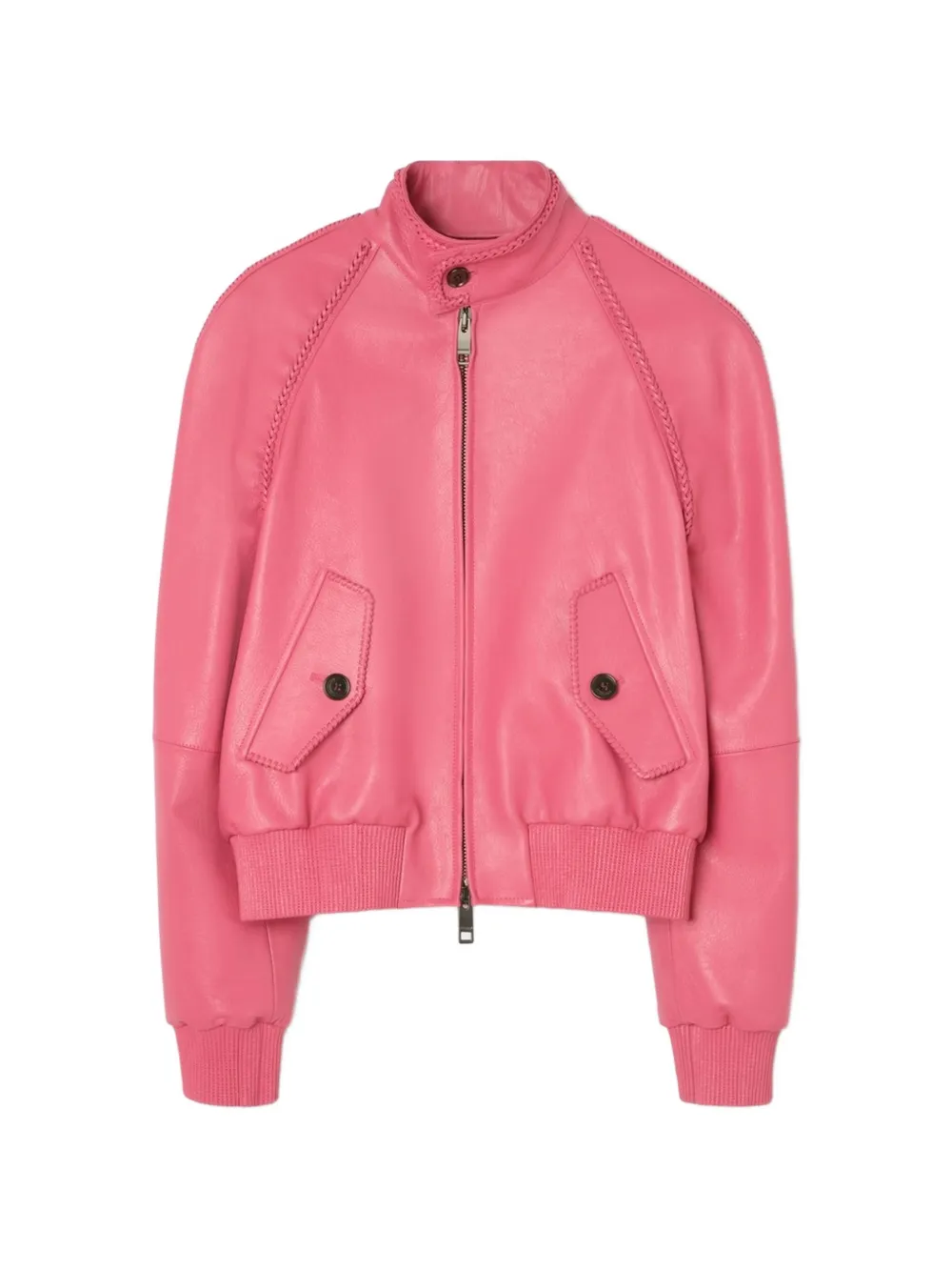 Burberry Leren jack Roze
