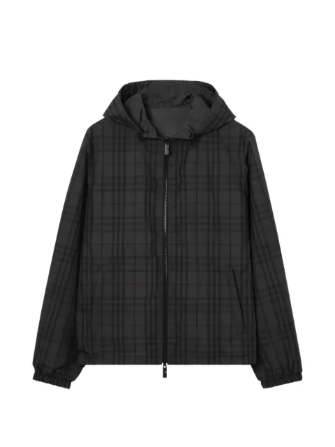 Burberry reversible Check hooded jacket