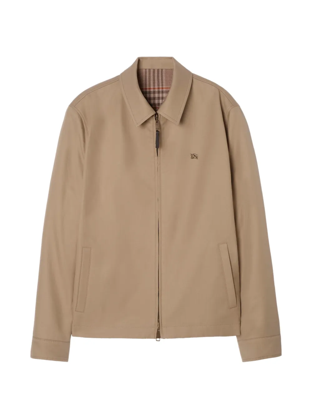 Burberry reversible tropical-gabardine Bloomsbury harrington jacket - Toni neutri