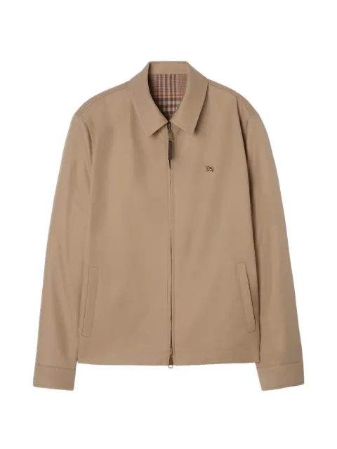 Burberry reversible tropical-gabardine Bloomsbury harrington jacket
