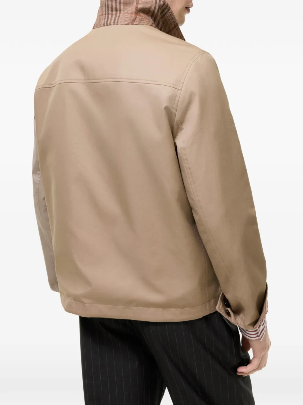 Burberry Bloomsbury harrington omkeerbaar jack van tropische gabardine Beige