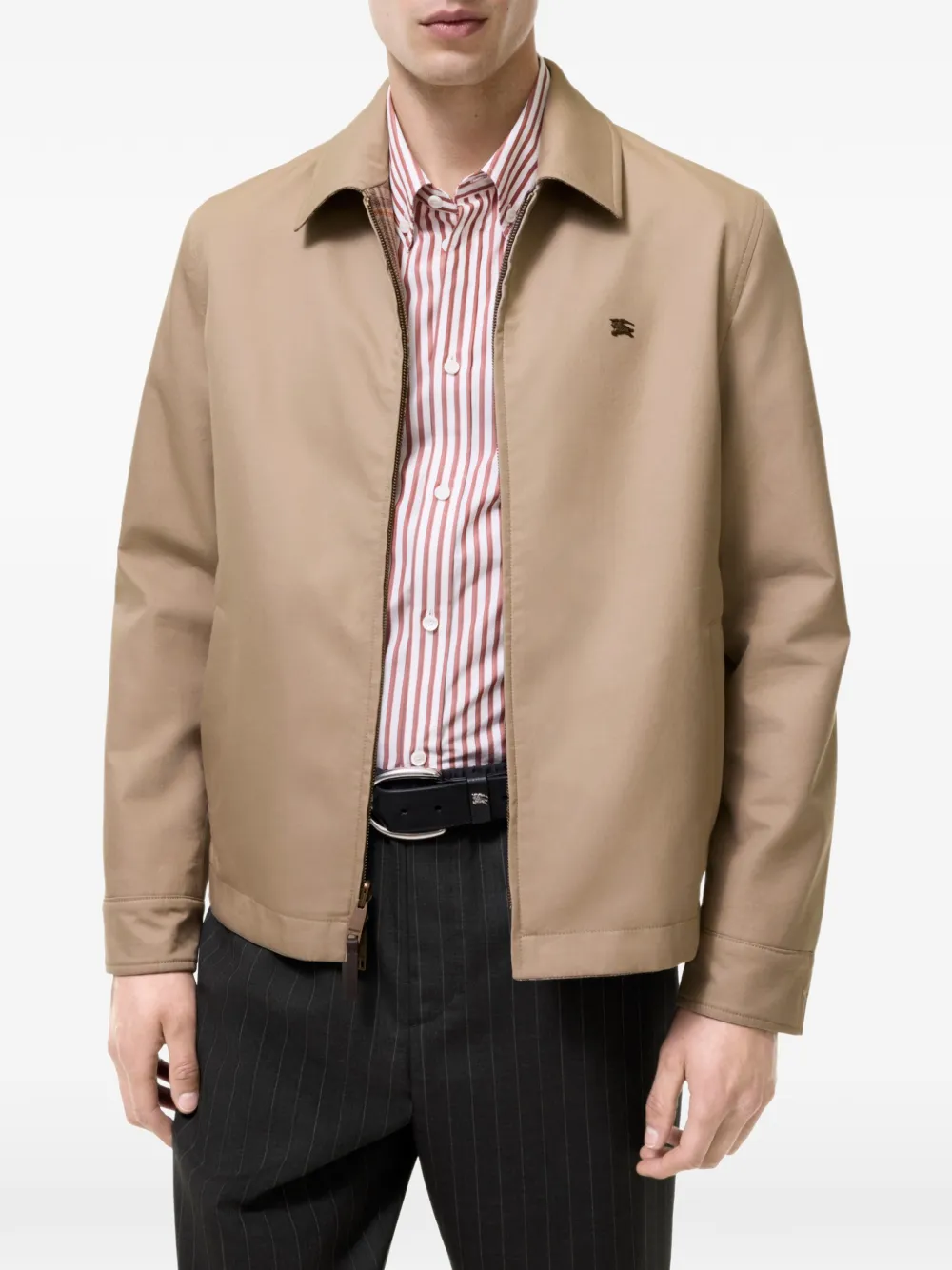 Burberry Bloomsbury harrington omkeerbaar jack van tropische gabardine Beige