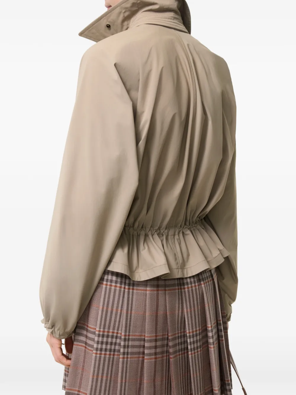 Burberry Afneembaar jack met capuchon Beige