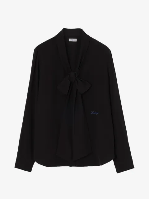 Burberry silk crepe de chine blouse