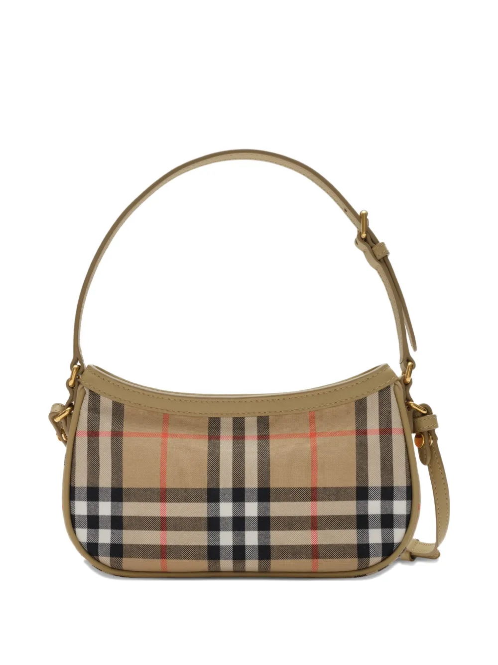 Burberry Kids Geruite schoudertas Beige