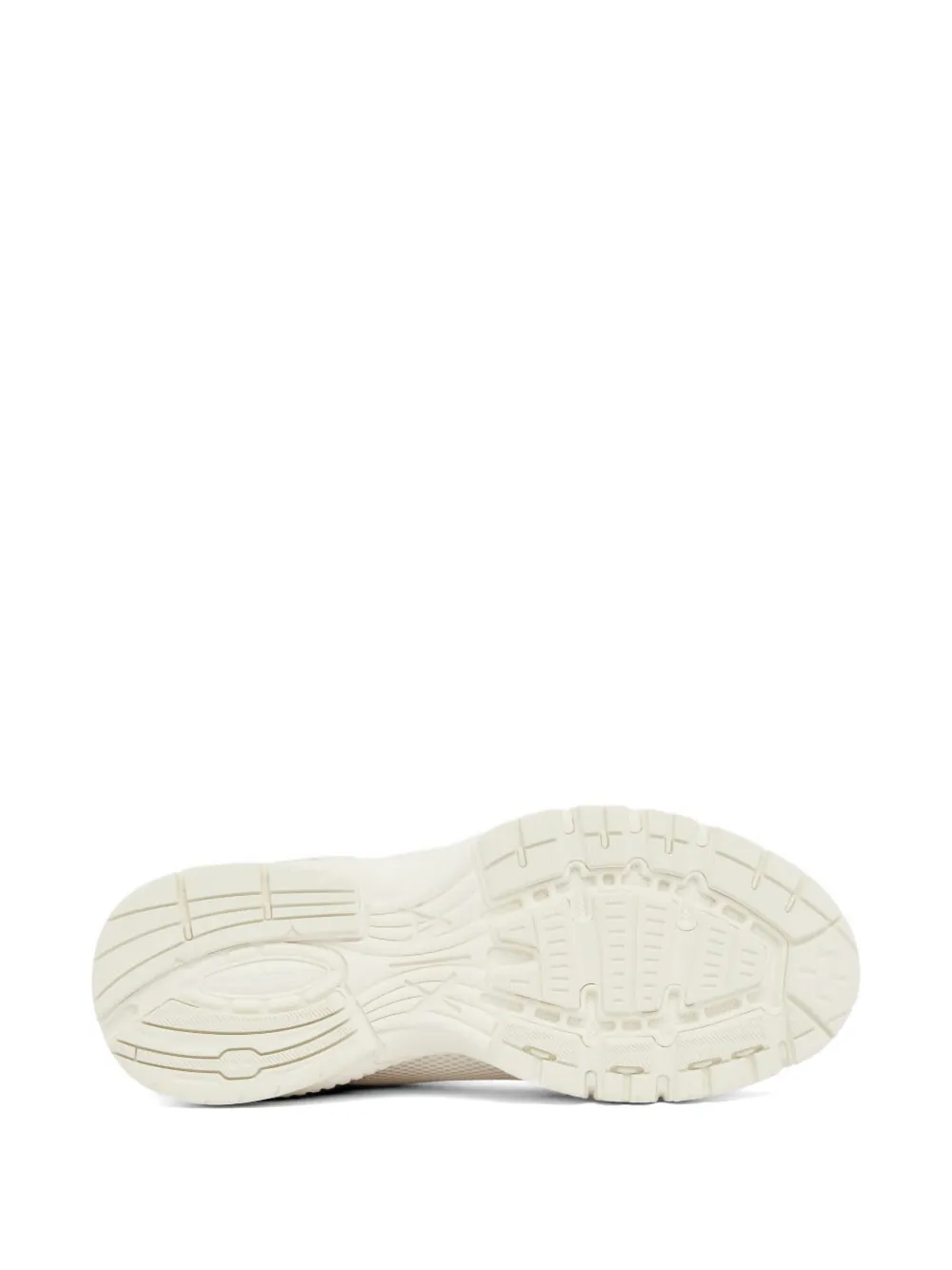 Armani Exchange panelled logo-patch sneakers Beige
