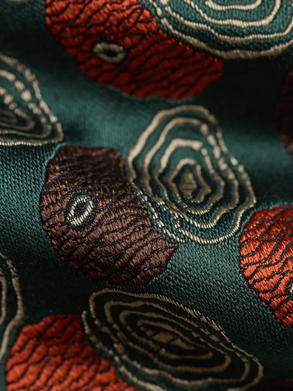 Ralph Lauren RRL Zijden stropdas met jacquard Groen