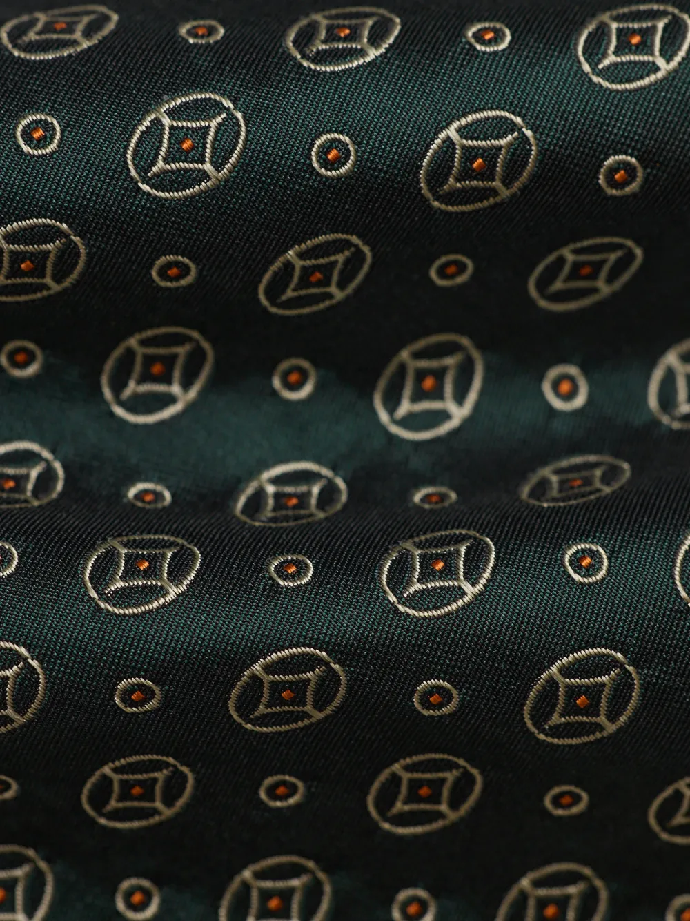 Ralph Lauren RRL Stropdas met geometrische print Groen