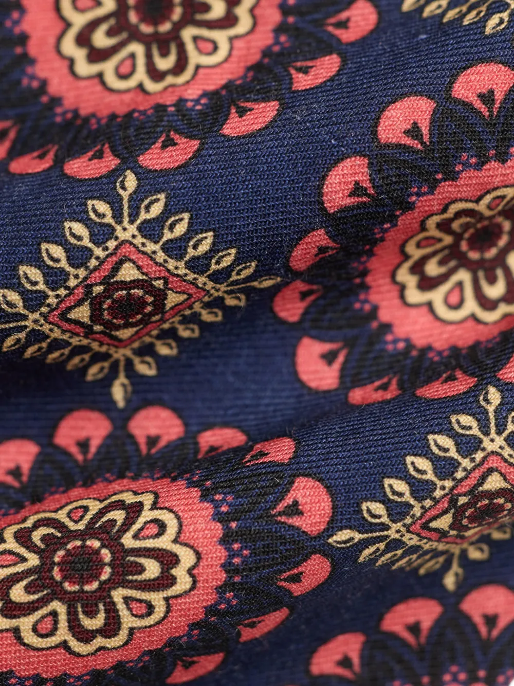 Ralph Lauren RRL Wollen stropdas met medaillon print Blauw
