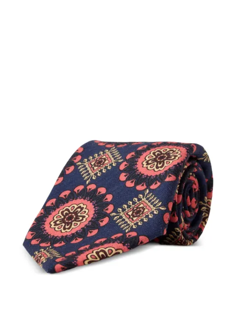 Ralph Lauren RRL medallion-print wool tie