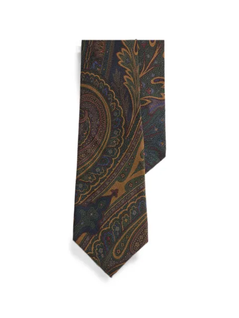 Ralph Lauren Purple Label paisley silk tie