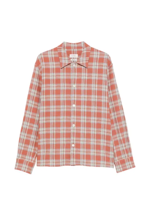 Second/Layer check-pattern shirt