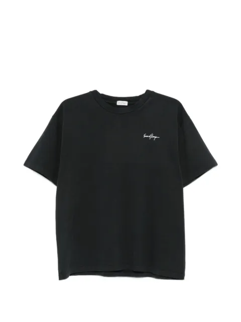 Second/Layer logo-print graphic-print T-shirt