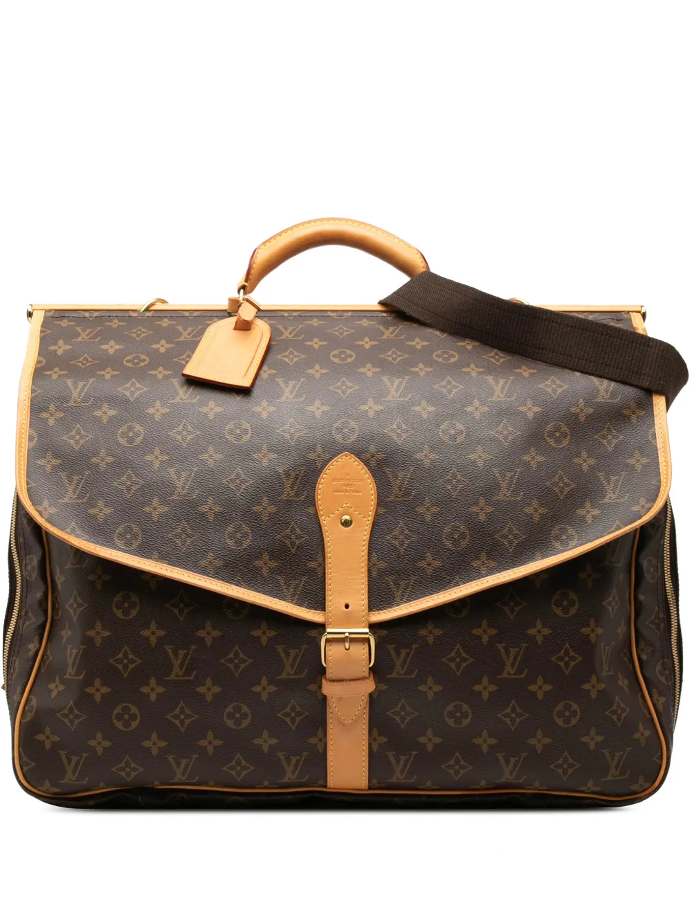 Louis Vuitton Pre-Owned 2002 Monogram Sac Chasse Hunting Bag travel bag - Marrone