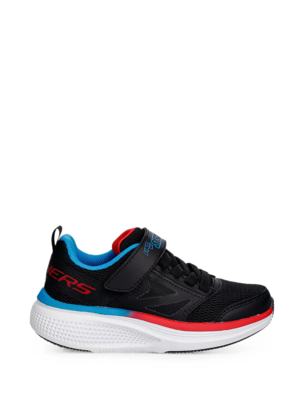 Skechers Go Run Elevate 2.0 mesh sneakers met klittenband Zwart