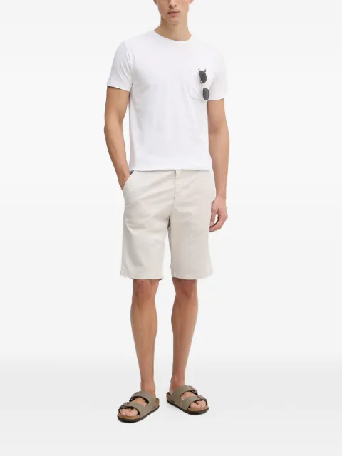 Trussardi logo-embroidered pocket T-shirt