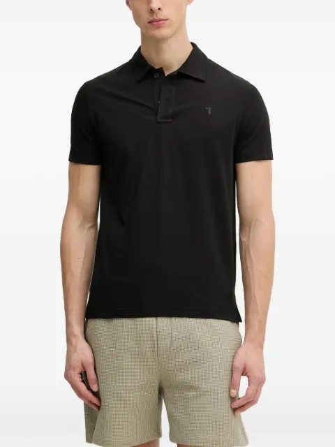 Trussardi logo-embroidered piqué polo shirt