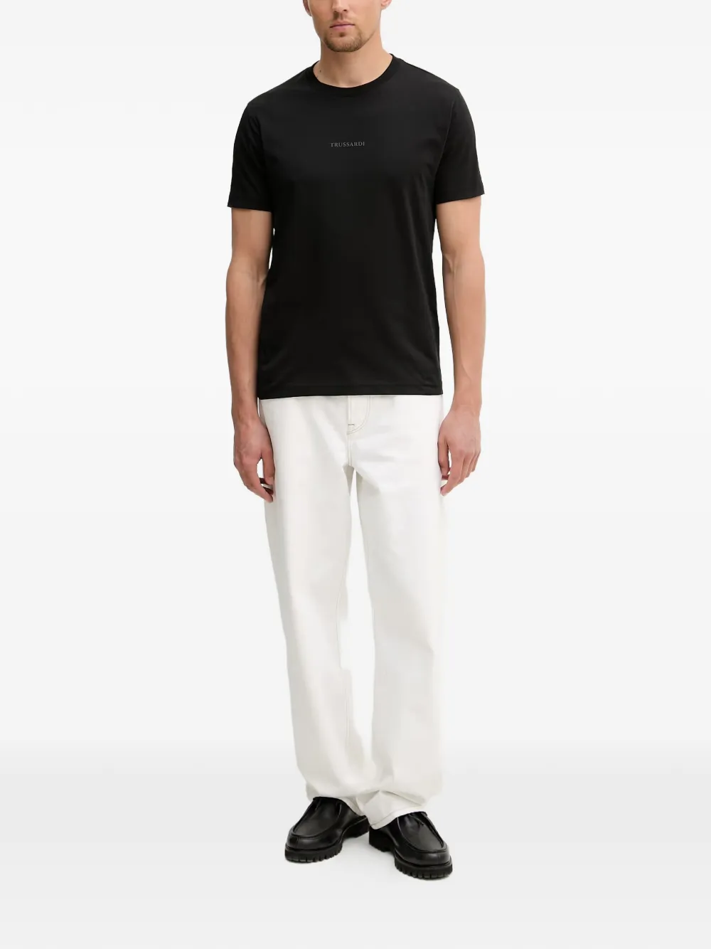 Trussardi logo-print short-sleeve T-shirt - Nero