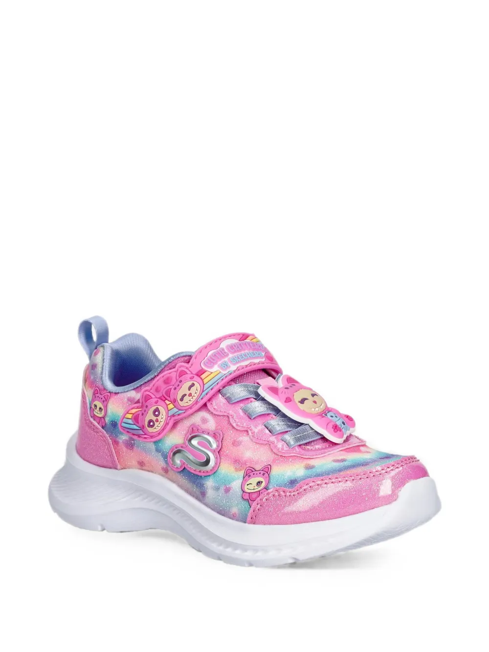 Skechers glitter-effect sneakers - Rosa