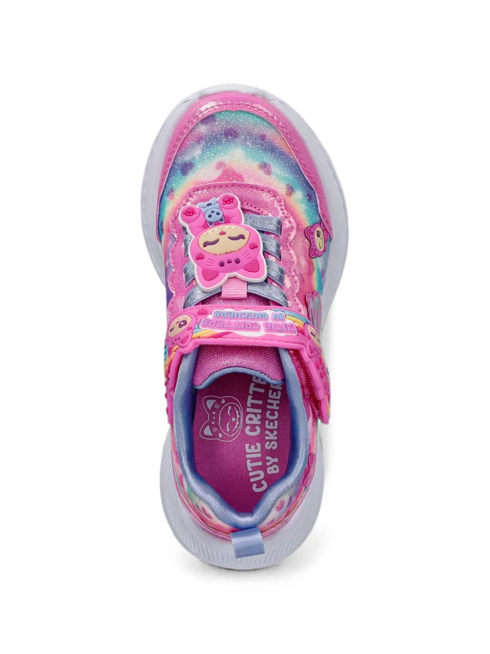 Skechers Sneakers met glitter-effect Roze