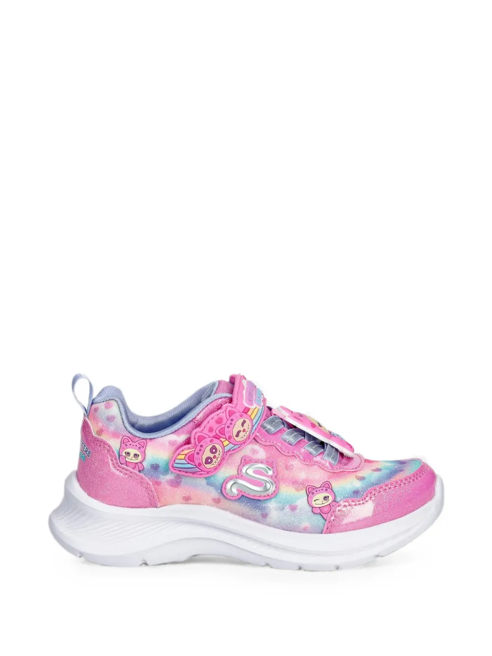 Skechers Sneakers met glitter-effect Roze