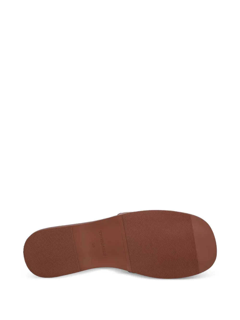 Trussardi logo-patch sandals Bruin