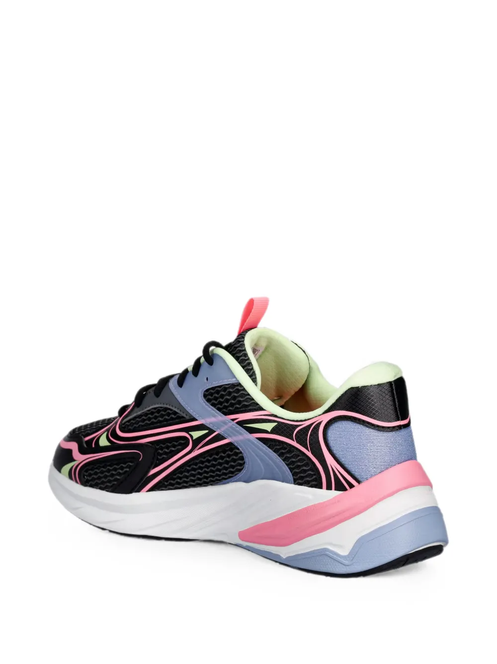 Skechers Sneakers met mesh vlakken Zwart