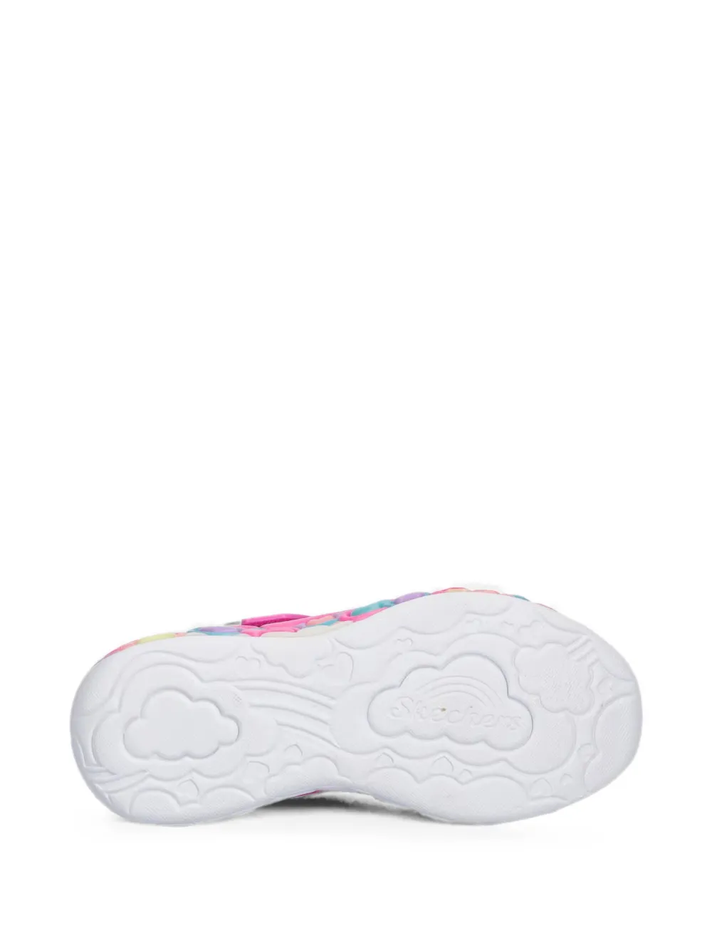 Skechers Heart Lights sneakers met klittenband Roze