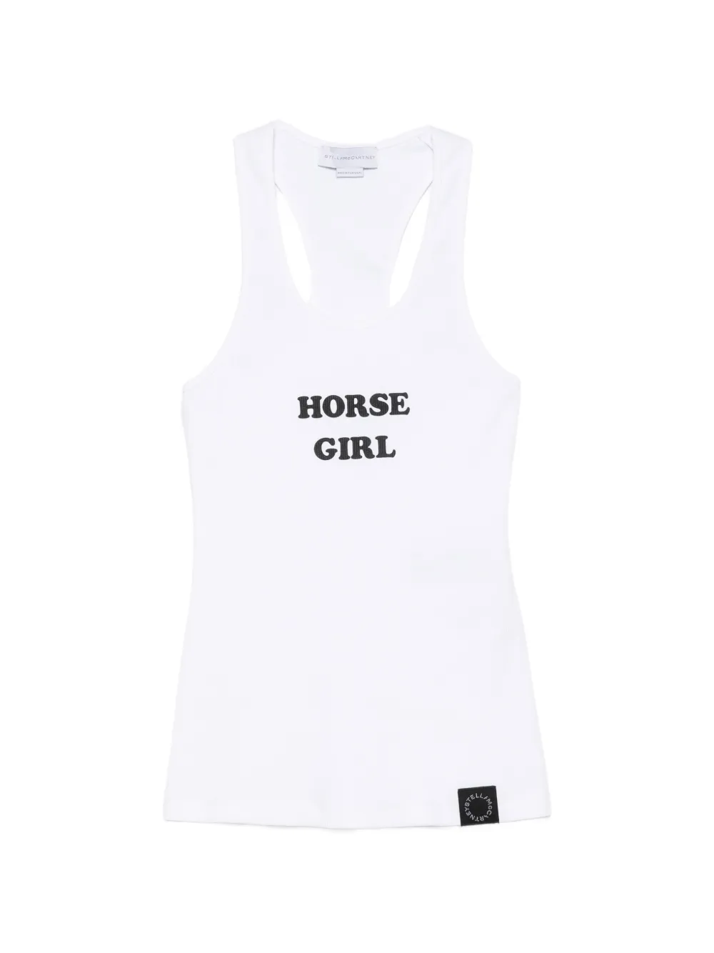 Stella McCartney ribbed-knit tank top - Bianco