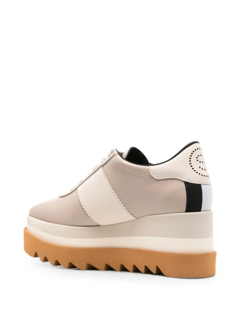 Stella McCartney Elyse platform sneakers Beige