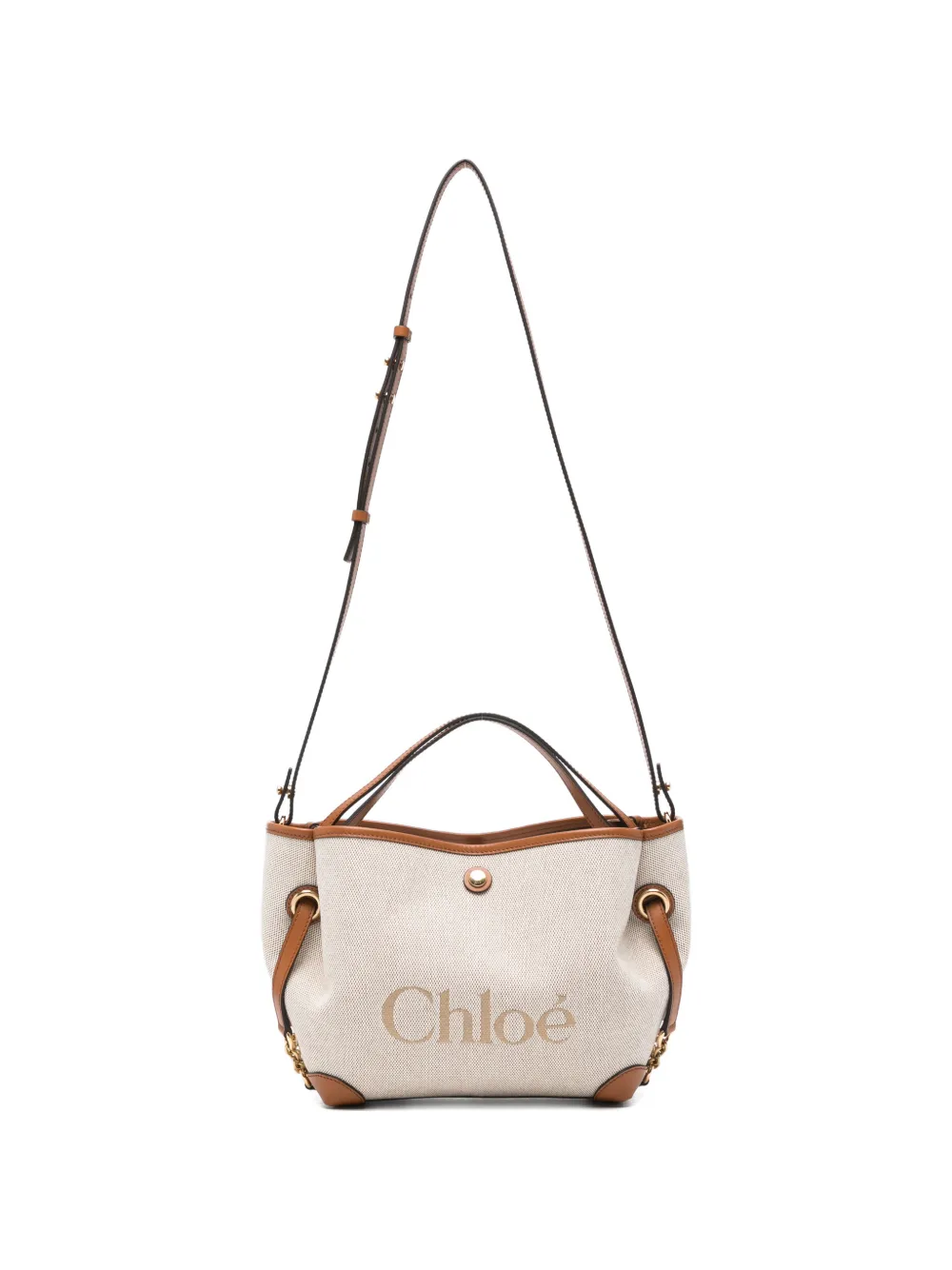 Chloé small Double Carry tote bag - Nude