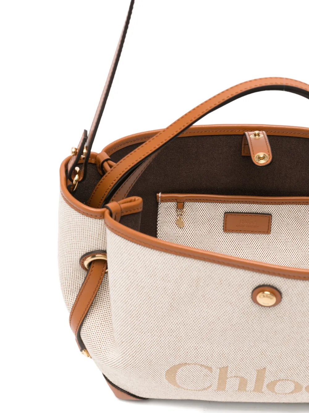 Chloé Kleine Double Carrie shopper Beige