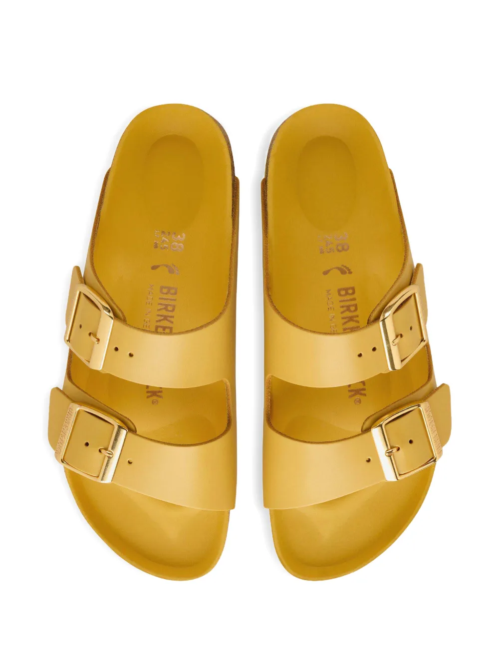 Birkenstock Arizona buckle-fastening sandals Geel